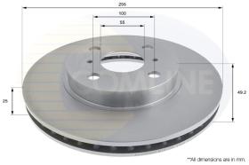 Comline ADC2503V - DISCO DE FRENO