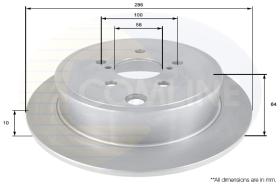 Comline ADC0823 - DISCO DE FRENO