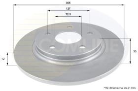 Comline ADC2323 - DISCO DE FRENO