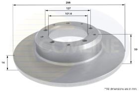 Comline ADC1338 - DISCO DE FRENO