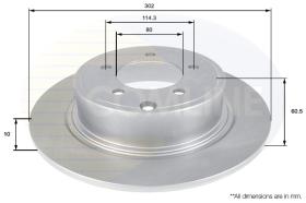 Comline ADC2321 - DISCO DE FRENO