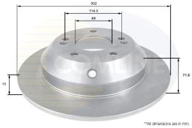 Comline ADC2409 - DISCO DE FRENO