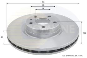 Comline ADC1848V - DISCO DE FRENO