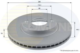 Trw ADC2416V - DISCO DE FRENO