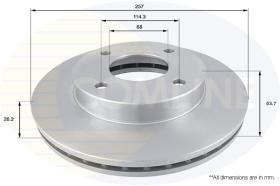 Remsa ADC0289V - DISCO DE FRENO