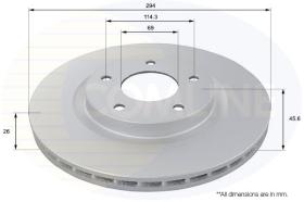 Comline ADC2721V - DISCO DE FRENO-HASTA FIN EXIST.