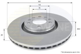 Comline ADC1157V - DISCO DE FRENO