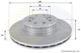 Comline ADC1667V - DISCO DE FRENO