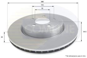 Comline ADC2319V - DISCO DE FRENO