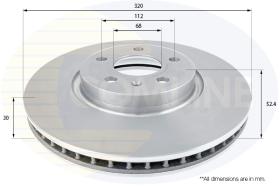 Comline ADC2614V - DISCO DE FRENO