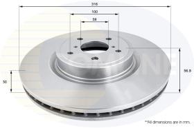 Comline ADC0824V - DISCO DE FRENO