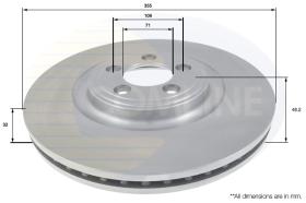 Comline ADC1252V - DISCO DE FRENO