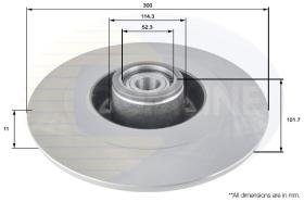 Comline ADC3025 - DISCO DE FRENO