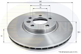 Comline ADC2610V - DISCO DE FRENO