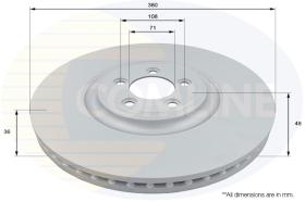 Comline ADC1256V - DISCO DE FRENO