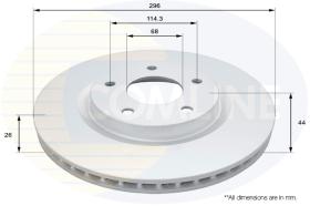 Comline ADC0293V - DISCO DE FRENO