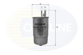  EFF281D - FILTRO DE COMBUSTIBLE