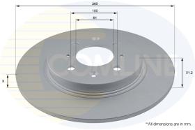 Comline ADC0570 - DISCO FRENO