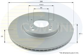 Comline ADC0576V - DISCO FRENO