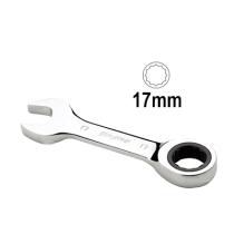 Jbm 13497 - LLAVE COMBINADA CORTA CON TRINQUETE 17MM