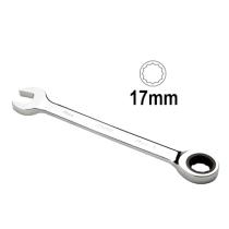 Jbm 13474 - LLAVE COMBINADA CON TRINQUETE 17MM