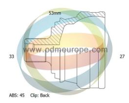 Odm 12211694 - Homocinética Audi-Vw