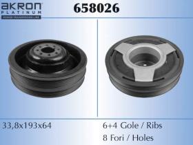 Triclo 658026 - POLEA DE CIGÜEÑAL AKRON-MALÒ