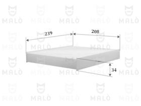 NAPA 1530981 - F ABITACOLO MONDEO IV