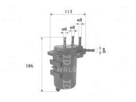 Akron-Malò 1520019 - F CARB REN CLIO II, 1.5 DCI