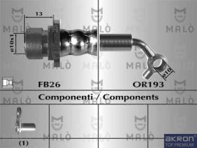 Akron-Malò 80768 - T.F.POST.SX HONDA FR-V/TT''05