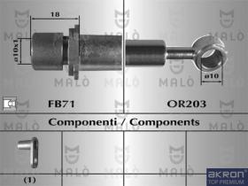 Akron-Malò 80865 - T.FRE.ANT.SX FORESTER/TT 08>